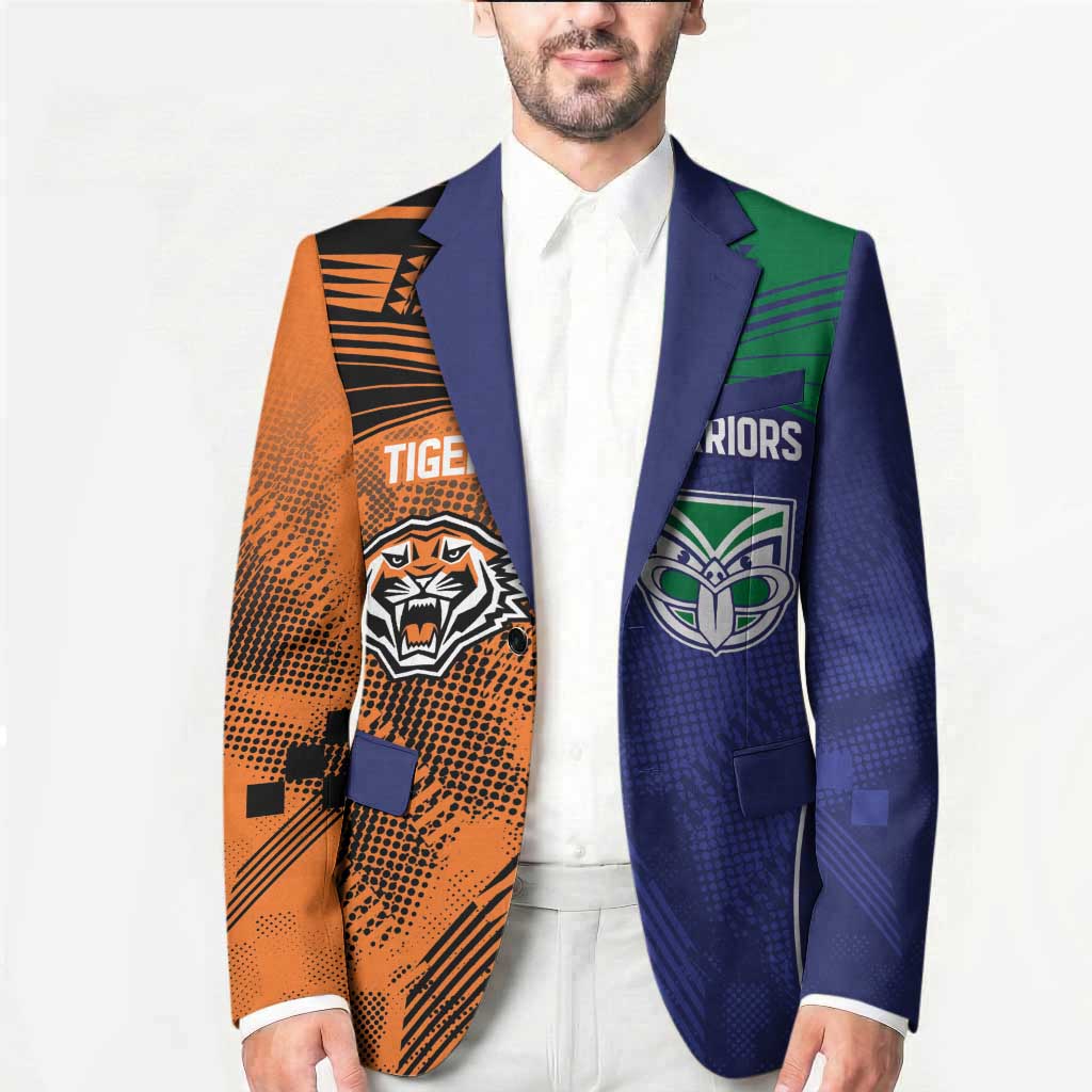 Custom Warriors-Tigers Blazer Together Sporty Style