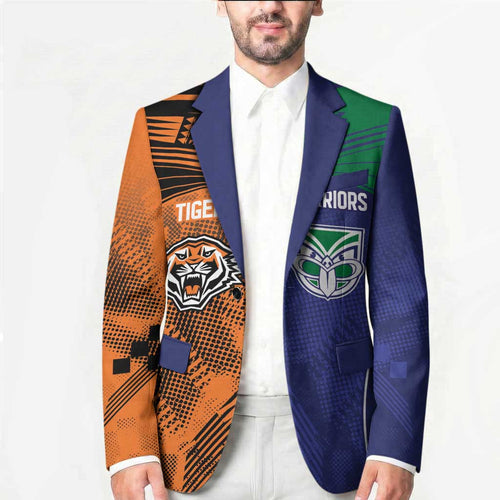 Custom Warriors-Tigers Blazer Together Sporty Style