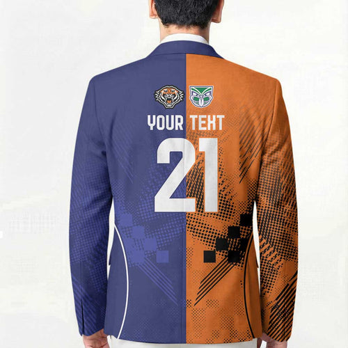 Custom Warriors-Tigers Blazer Together Sporty Style