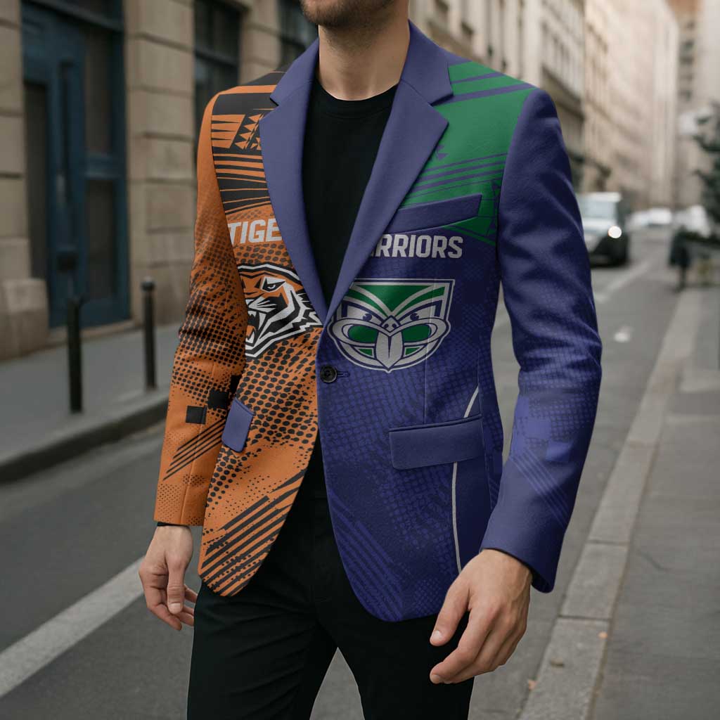 Custom Warriors-Tigers Blazer Together Sporty Style