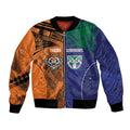 Custom Warriors-Tigers Bomber Jacket Together Sporty Style