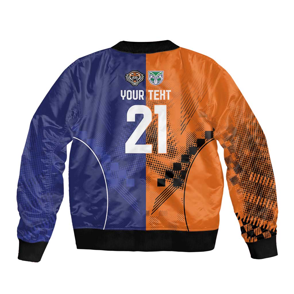 Custom Warriors-Tigers Bomber Jacket Together Sporty Style