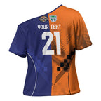 Custom Warriors-Tigers Cross Shoulder Shirt Together Sporty Style