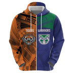 Custom Warriors-Tigers Hoodie Together Sporty Style