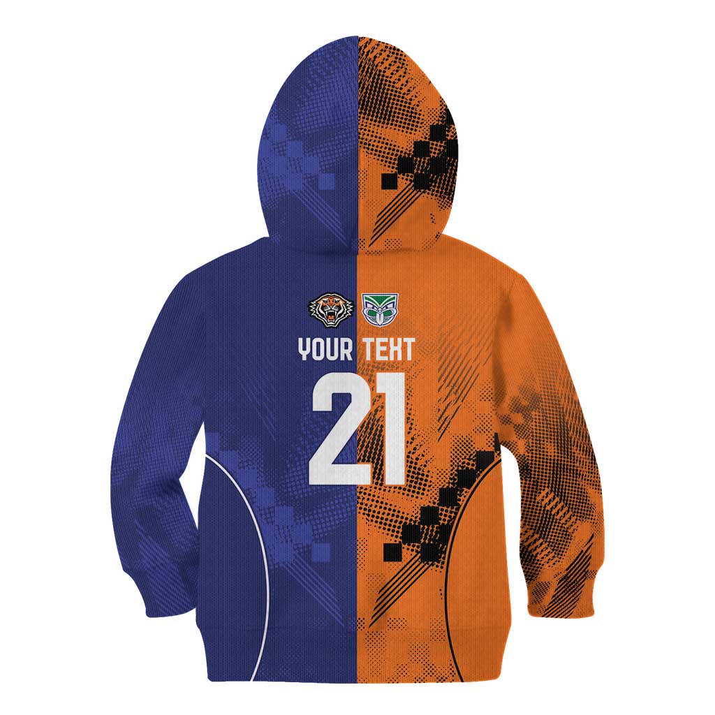 Custom Warriors-Tigers Kid Hoodie Together Sporty Style