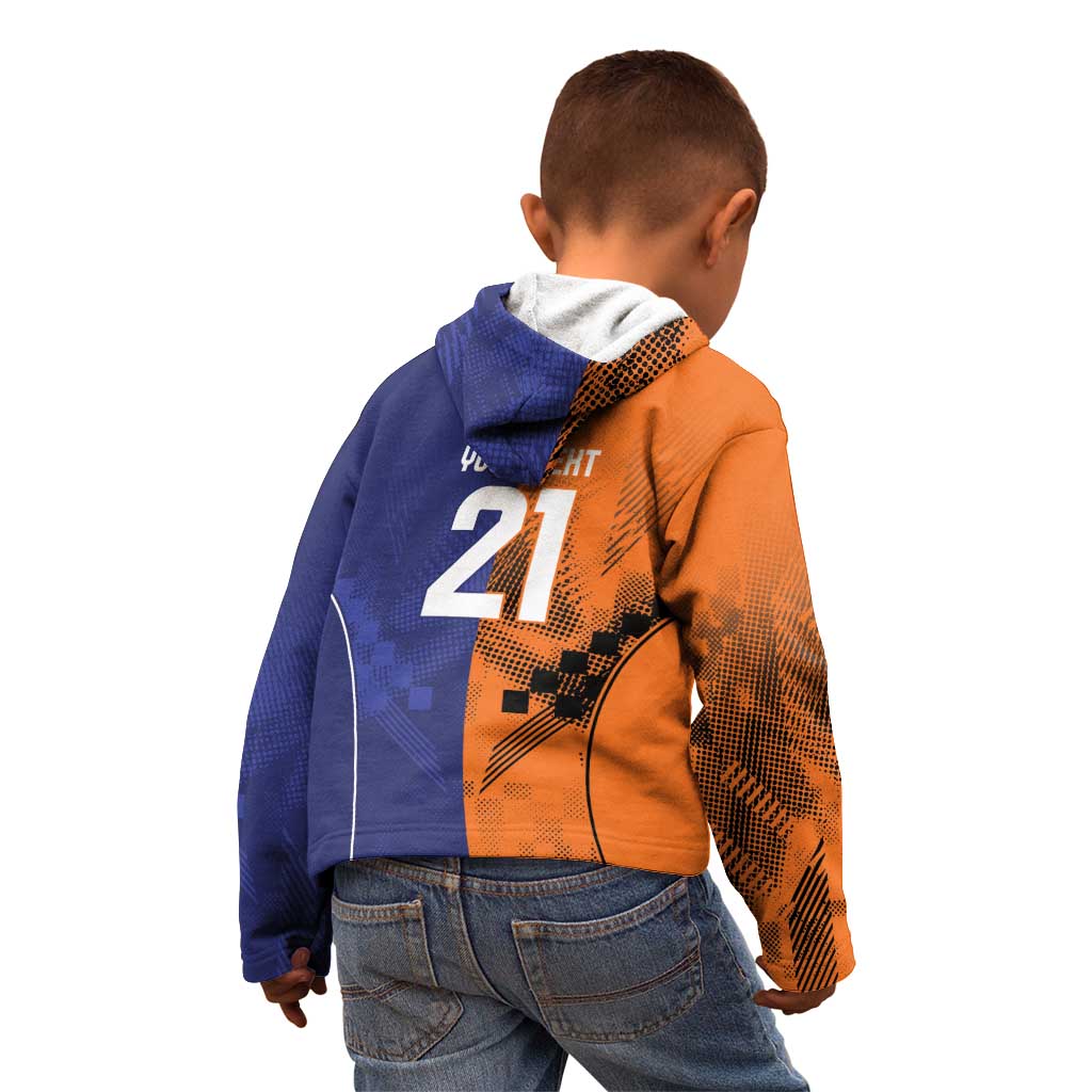 Custom Warriors-Tigers Kid Hoodie Together Sporty Style