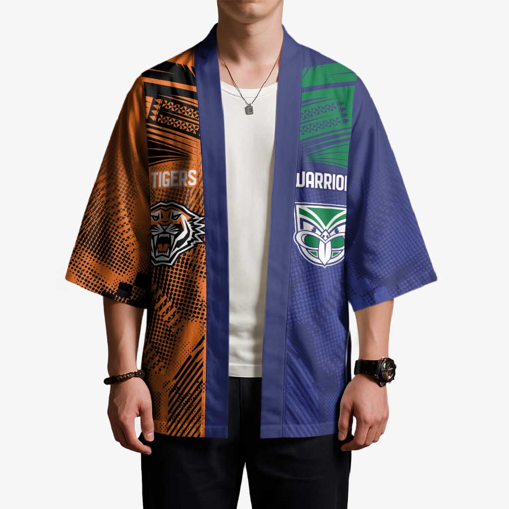 Custom Warriors-Tigers Kimono Together Sporty Style