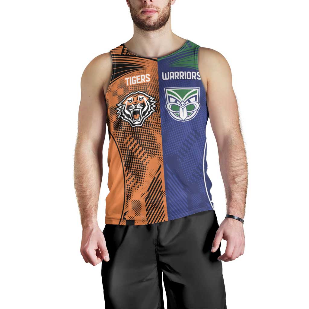Custom Warriors-Tigers Men Tank Top Together Sporty Style