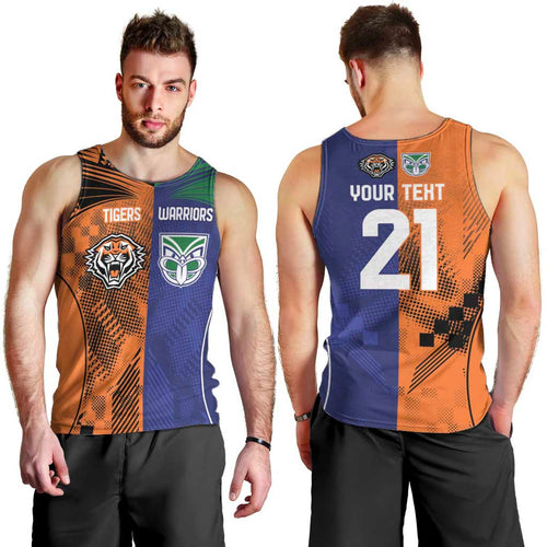 Custom Warriors-Tigers Men Tank Top Together Sporty Style