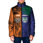 Custom Warriors-Tigers Padded Jacket Together Sporty Style