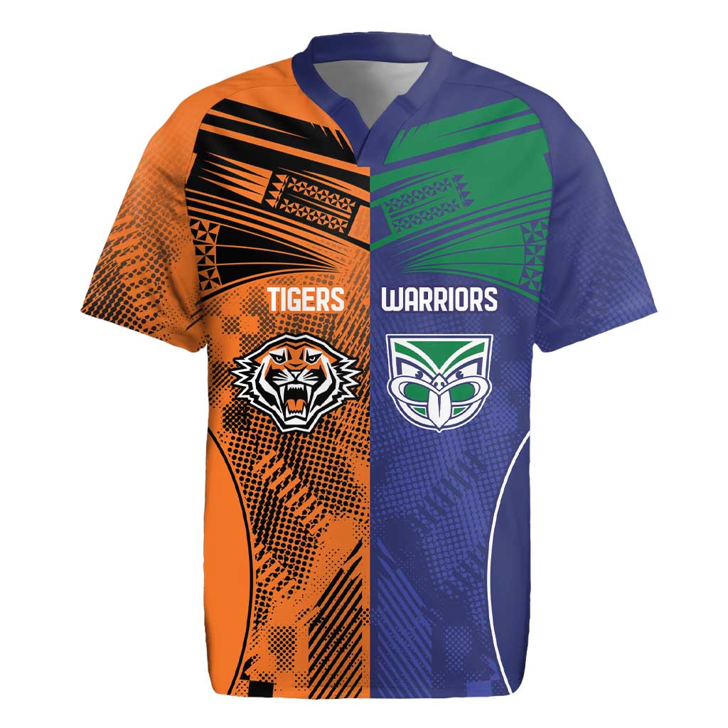 Custom Warriors-Tigers Rugby Jersey Together Sporty Style