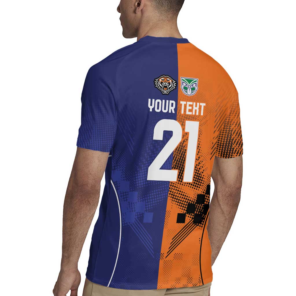 Custom Warriors-Tigers Rugby Jersey Together Sporty Style