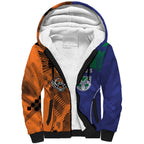 Custom Warriors-Tigers Sherpa Hoodie Together Sporty Style