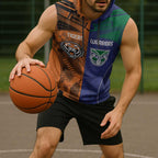 Custom Warriors-Tigers Sleeveless Hoodie Together Sporty Style