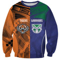 Custom Warriors-Tigers Sweatshirt Together Sporty Style