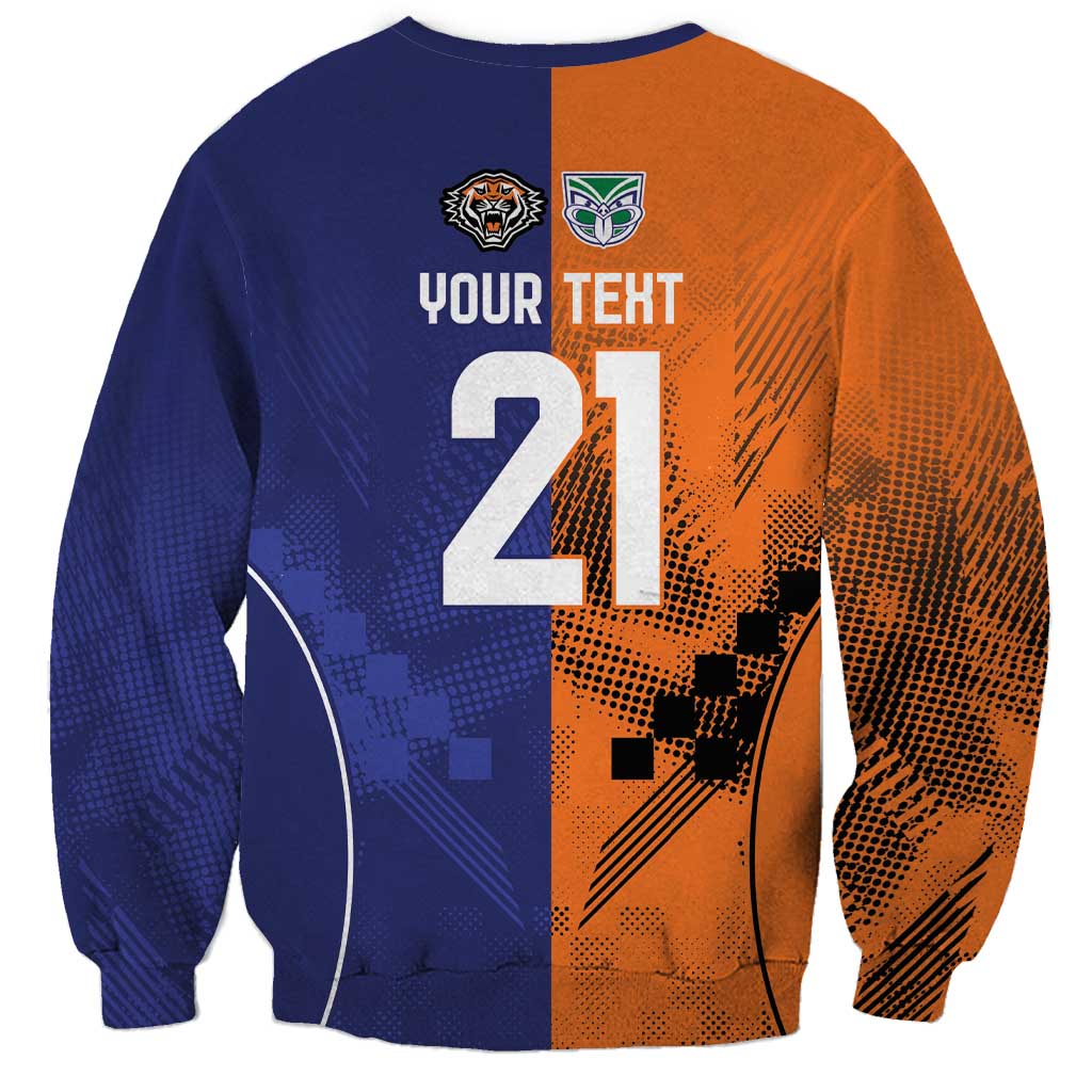 Custom Warriors-Tigers Sweatshirt Together Sporty Style