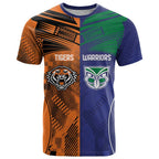 Custom Warriors-Tigers T Shirt Together Sporty Style