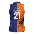 Custom Warriors-Tigers Women Sleeveless Polo Shirt Together Sporty Style