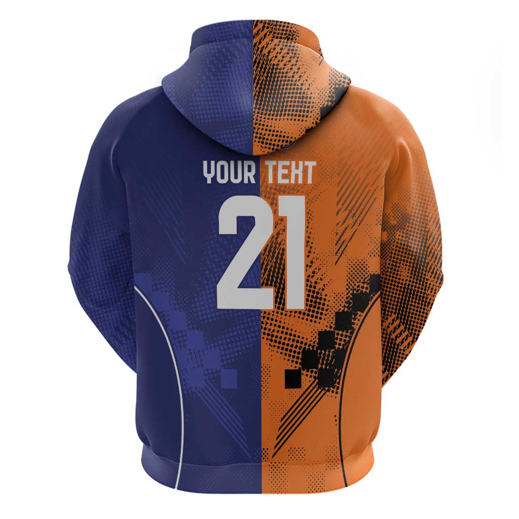 Custom Warriors-Tigers Zip Hoodie Together Sporty Style