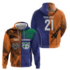 Custom Warriors-Tigers Zip Hoodie Together Sporty Style