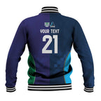 Custom Warriors-Titans Baseball Jacket Together Sporty Style White Style
