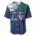Custom Warriors-Titans Baseball Jersey Together Sporty Style White Style