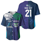 Custom Warriors-Titans Baseball Jersey Together Sporty Style White Style