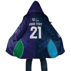 Custom Warriors-Titans Cloak Together Sporty Style White Style