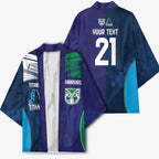 Custom Warriors-Titans Kimono Together Sporty Style White Style