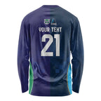 Custom Warriors-Titans Long Sleeve Shirt Together Sporty Style White Style