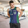 Custom Warriors-Titans Men Tank Top Together Sporty Style White Style