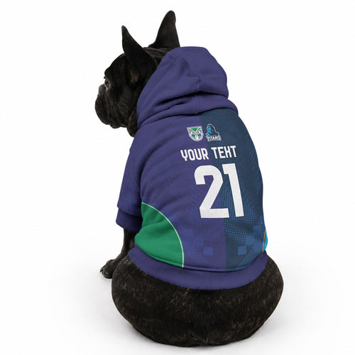 Custom Warriors-Titans Pet Hoodie Together Sporty Style White Style
