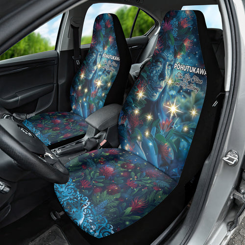 New Zealand Matariki Pohutukawa Car Seat Cover Te Mauri te Ora
