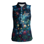 New Zealand Matariki Pohutukawa Women Sleeveless Polo Shirt Te Mauri te Ora