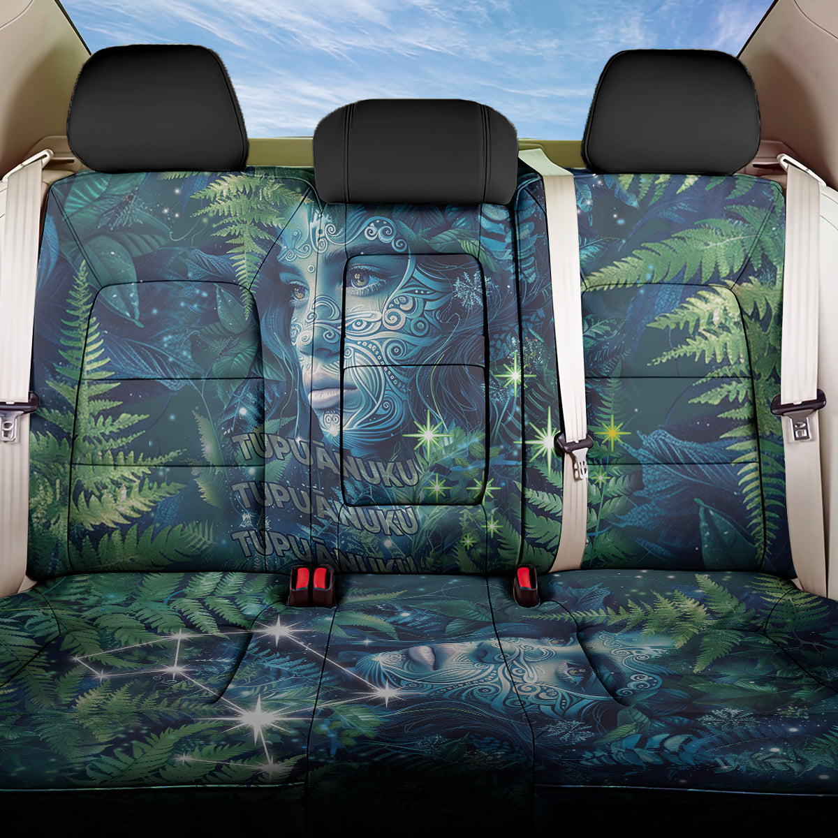 New Zealand Matariki Tupuanuku Back Car Seat Cover Te Wā o te Hauhake