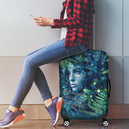 New Zealand Matariki Tupuanuku Luggage Cover Te Wā o te Hauhake
