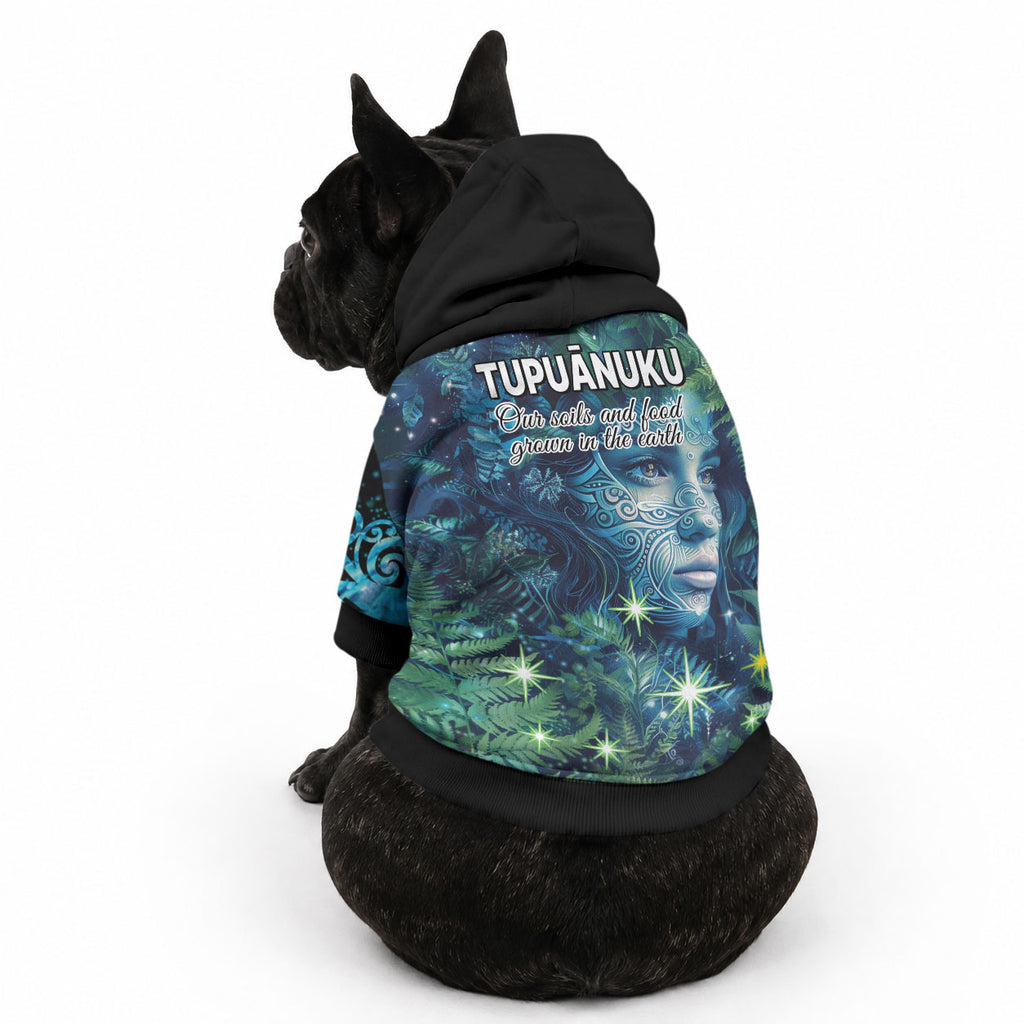 New Zealand Matariki Tupuanuku Pet Hoodie Te Wā o te Hauhake