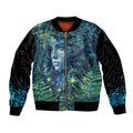 New Zealand Matariki Tupuanuku Sleeve Zip Bomber Jacket Te Wā o te Hauhake