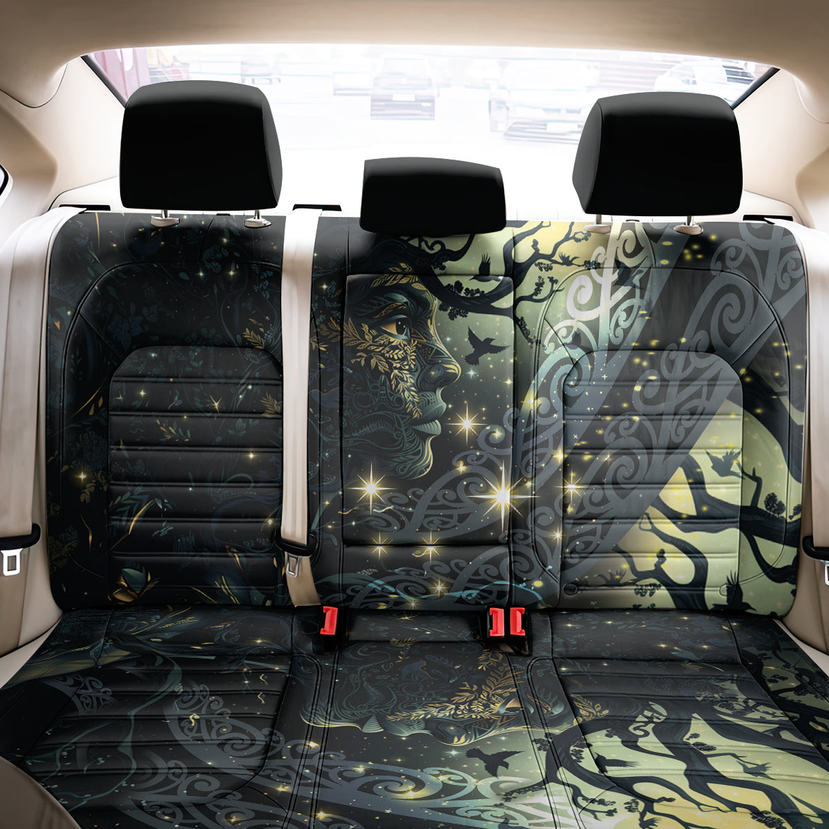 New Zealand Matariki Tupuarangi Back Car Seat Cover Ngā Kai o te Rangi