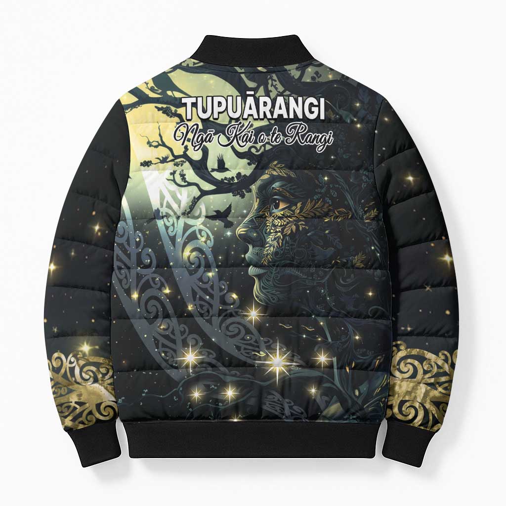 New Zealand Matariki Tupuarangi Bomber Puffer Jacket Ng Kai o te Rangi - Aussie Hoodie