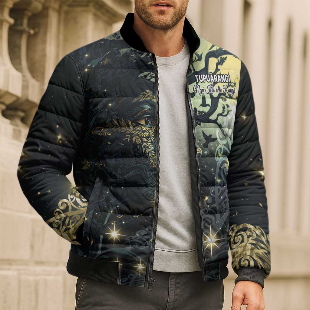 New Zealand Matariki Tupuarangi Bomber Puffer Jacket Ng Kai o te Rangi - Aussie Hoodie