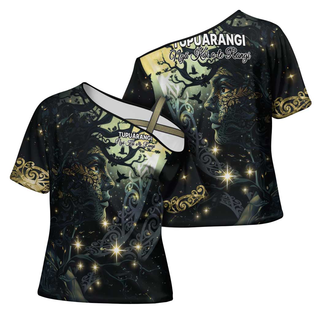 New Zealand Matariki Tupuarangi Cross Shoulder Shirt Ng Kai o te Rangi - Aussie Hoodie