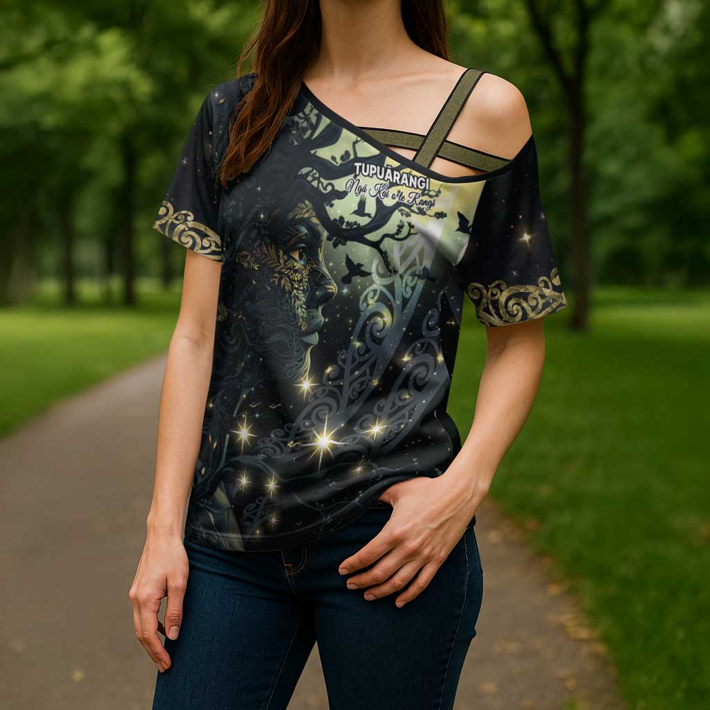 New Zealand Matariki Tupuarangi Cross Shoulder Shirt Ng Kai o te Rangi - Aussie Hoodie