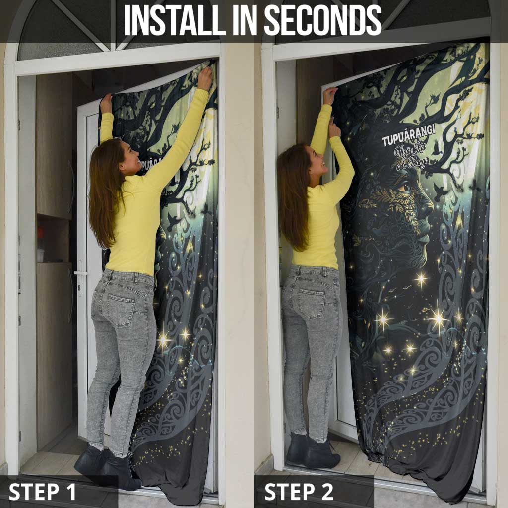 New Zealand Matariki Tupuarangi Door Cover Ng Kai o te Rangi - Aussie Hoodie