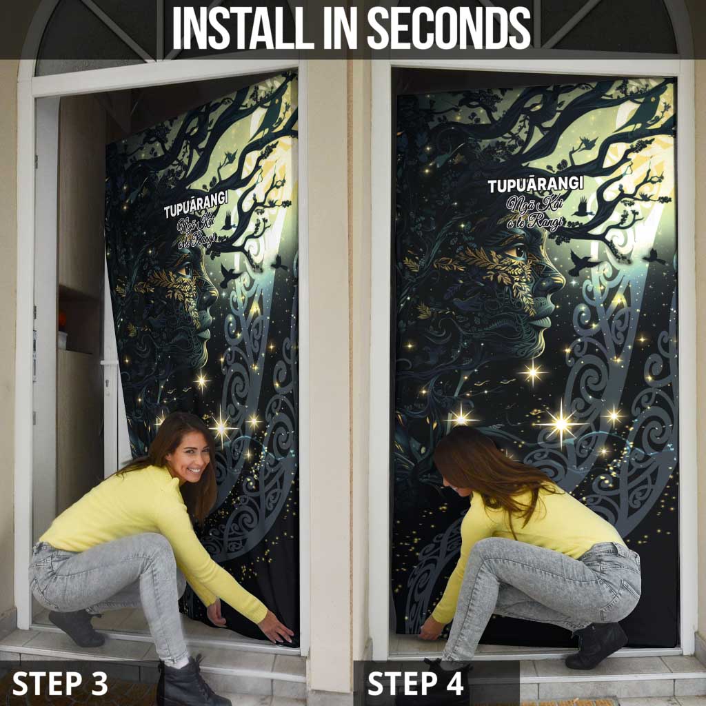 New Zealand Matariki Tupuarangi Door Cover Ng Kai o te Rangi - Aussie Hoodie