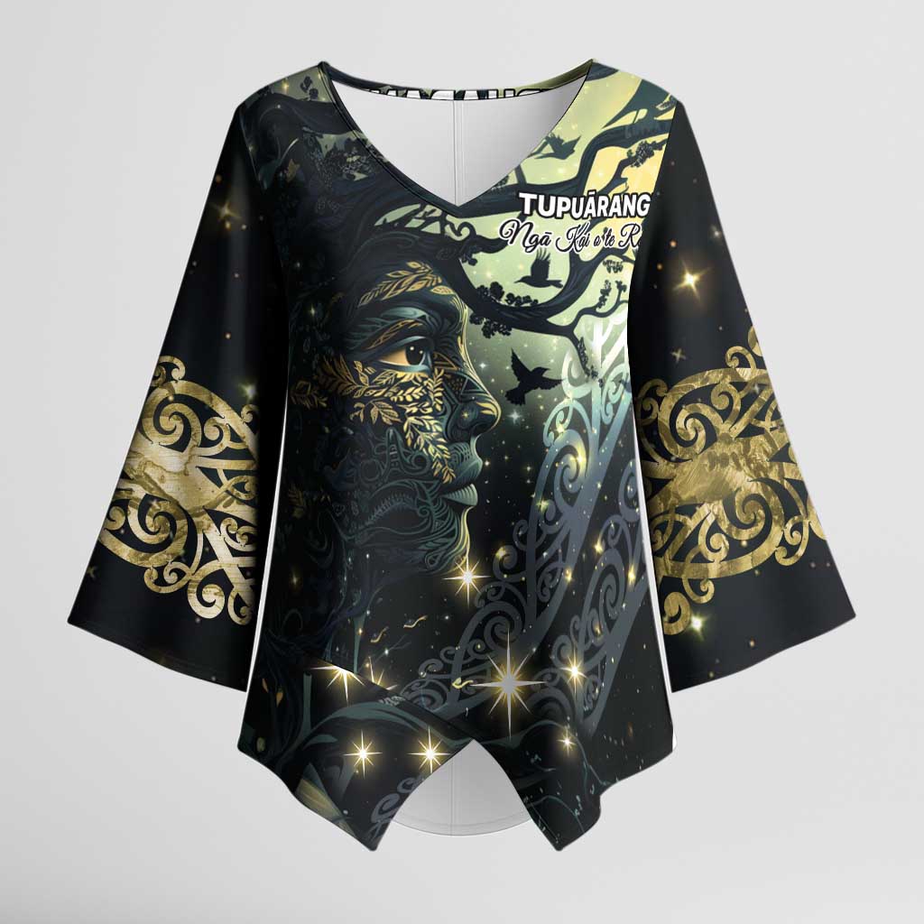 New Zealand Matariki Tupuarangi Kimono Sleeve Blouse Ng Kai o te Rangi - Aussie Hoodie