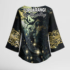 New Zealand Matariki Tupuarangi Kimono Sleeve Blouse Ng Kai o te Rangi - Aussie Hoodie