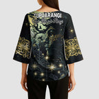 New Zealand Matariki Tupuarangi Kimono Sleeve Blouse Ng Kai o te Rangi - Aussie Hoodie