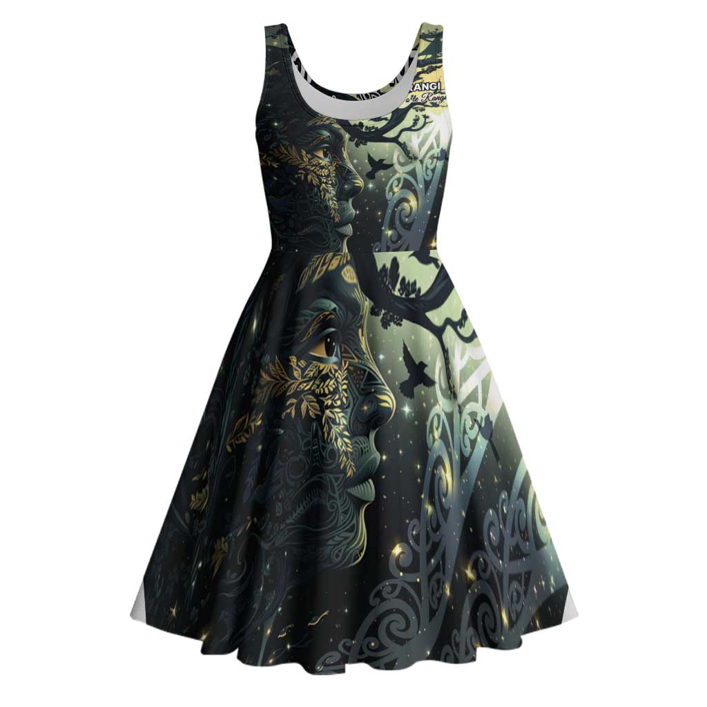 New Zealand Matariki Tupuarangi Midi Dress Ng Kai o te Rangi - Aussie Hoodie
