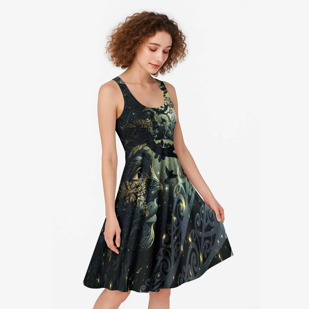 New Zealand Matariki Tupuarangi Midi Dress Ng Kai o te Rangi - Aussie Hoodie